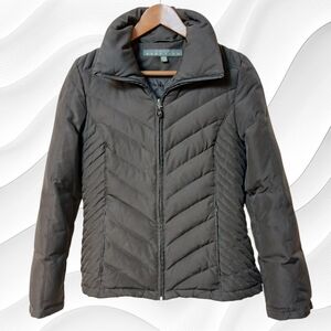 Kenneth Cole Reaction Jacket, Size SC, Down Quilted Puffer. Black, Lined